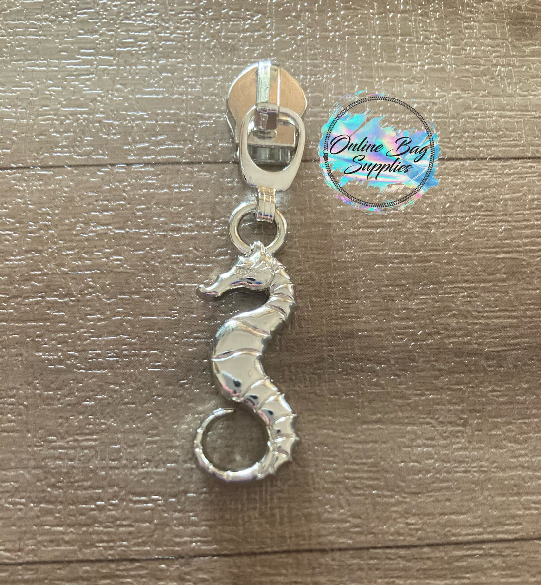 Seahorse Zipper Pull Exclusive Design Online Bag Supplies