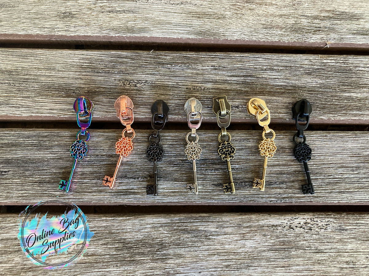 Key Zipper Pulls Exclusive Design Online Bag Supplies