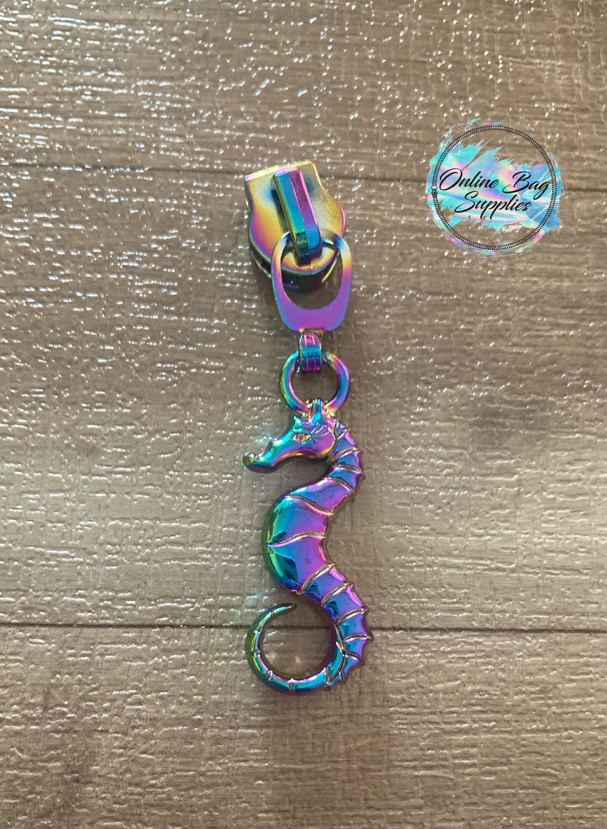 Seahorse Zipper Pull Exclusive Design Online Bag Supplies