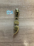 Semi Colon Zipper Pull
