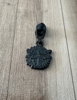 Dragonfly Floral Zipper Pull - Exclusive Design