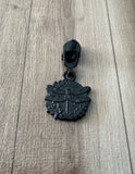 Dragonfly Floral Zipper Pull - Exclusive Design