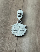Dragonfly Floral Zipper Pull - Exclusive Design