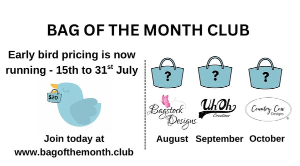 Bag of the Month Club Kit - August 2025