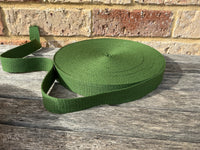 Olive 25mm Webbing