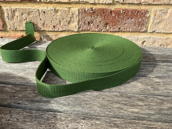 Olive 25mm Webbing