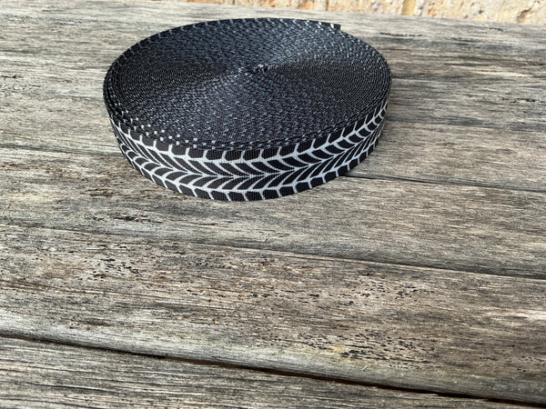 Tyre Track 25mm Webbing - Exclusive Design