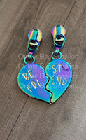 Best Friend Zipper Pulls - Exclusive Design