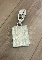 Book Zipper Pulls - Exclusive Design