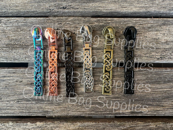 Celtic Bar Zipper Pull - Exclusive Design