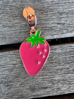 Strawberry Zipper Pull