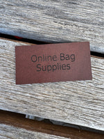 Custom Laser Leatherette Labels