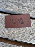 Custom Laser Leatherette Labels