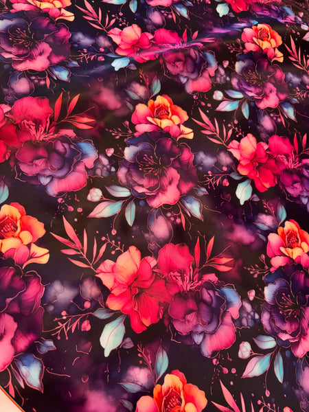 Josie Floral - Bonded Poly Nylon