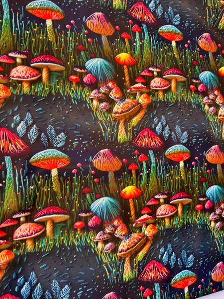 Enchanted Toadstools Bonded Poly Nylon
