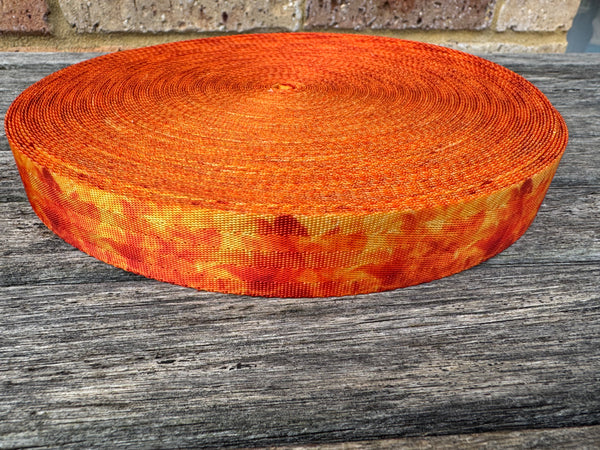 Flame 25mm Webbing - Exclusive Design