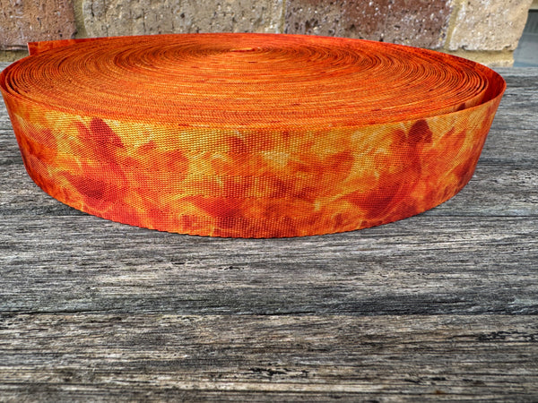 Flame 38mm Webbing - Exclusive Design