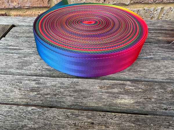 Rainbow 38mm Webbing