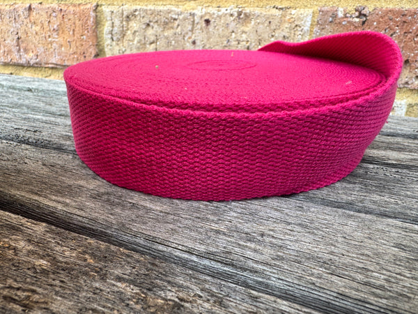 Hot Pink 38mm Webbing