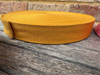 Mustard 38mm Webbing