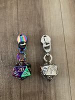 D20 Dice Zipper Pull