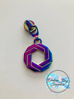 Hexagon Zipper Pull - Exclusive Design