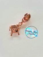 Cow Zipper Pull