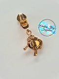 Cow Zipper Pull