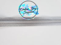 Silver on Silver number 5 zipper tape