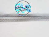Silver on Silver number 5 zipper tape