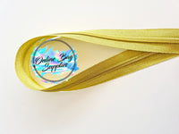 Gold on gold number 5 zipper tape