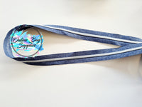 Silver Denim Zipper Tape