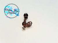 Rooster Zipper Pull