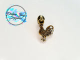 Rooster Zipper Pull