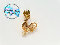 Rooster Zipper Pull