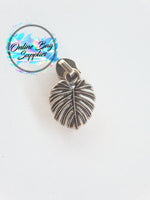 Monstera Leaf zip pull