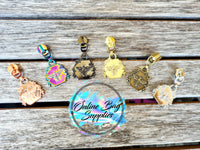 Floral Bee Zipper Pull - Exclusive Design