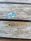 Anti-Social Exclusive Zipper Pull
