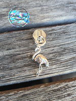 Flamingo Zipper Pull - Exclusive Design