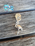 Flamingo Zipper Pull - Exclusive Design