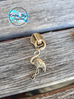 Flamingo Zipper Pull - Exclusive Design