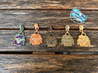 Floral Bee Zipper Pull - Number 3