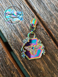 Floral Bee Zipper Pull - Number 3