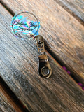 Donut Number 3 Zipper Pull