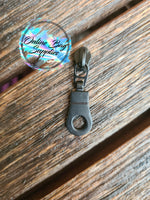 Donut Number 3 Zipper Pull