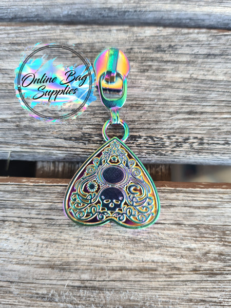 Planchette Zipper Pull