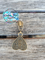 Planchette Zipper Pull