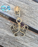 Octopus Zipper Pull - Exclusive Design.