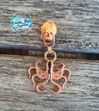 Octopus Zipper Pull - Exclusive Design.