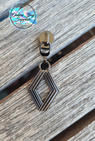 Diamond Zipper Pull - Exclusive Design